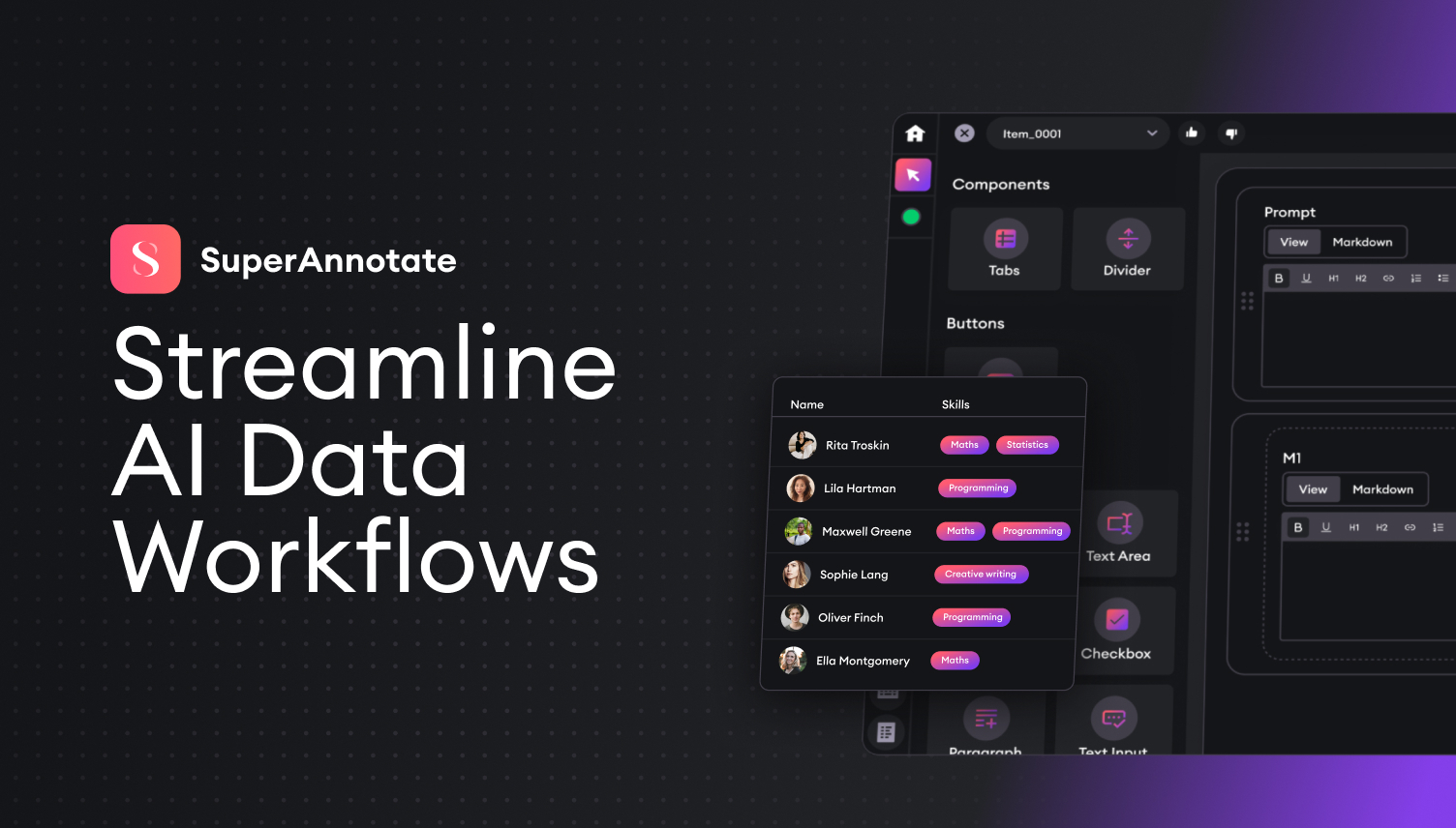 SuperAnnotate product features