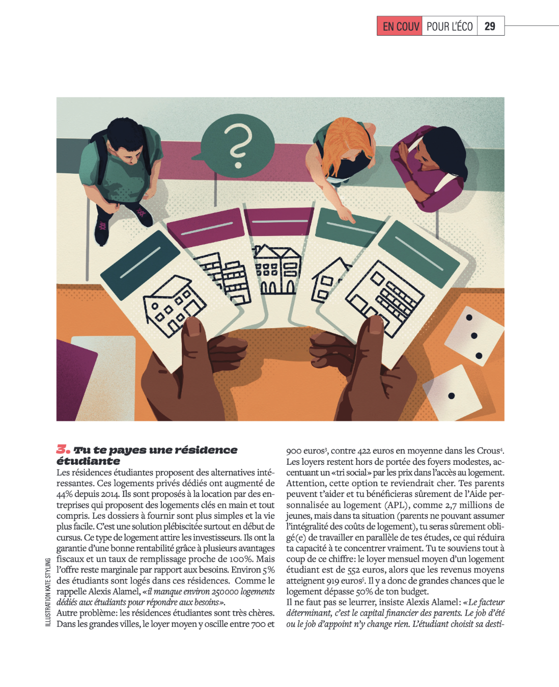 Illustration de Kate Styling, illustratrice