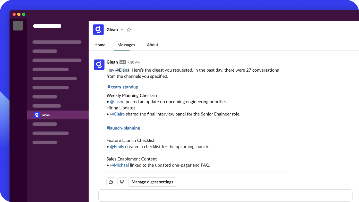 Automate work with native actions in Glean Agents
