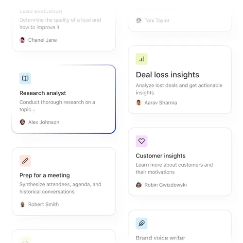 Create powerful AI agents to automate work at scale