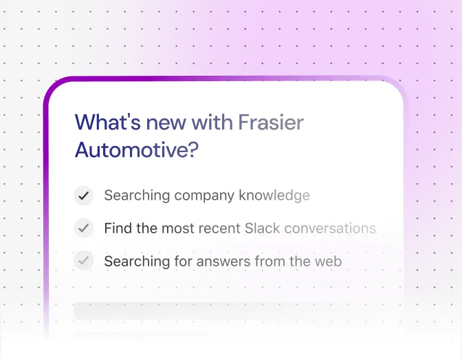 Find answers and generate content you can trust.
