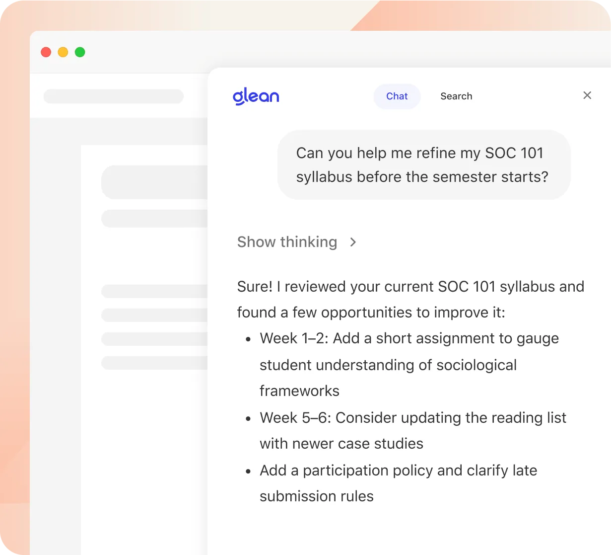 Education Feature Screenshot 1