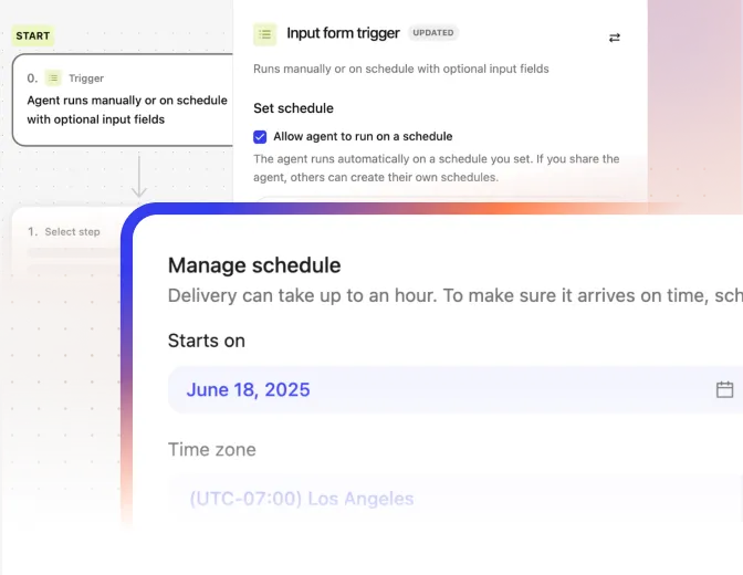 m-Trigger work on schedule.