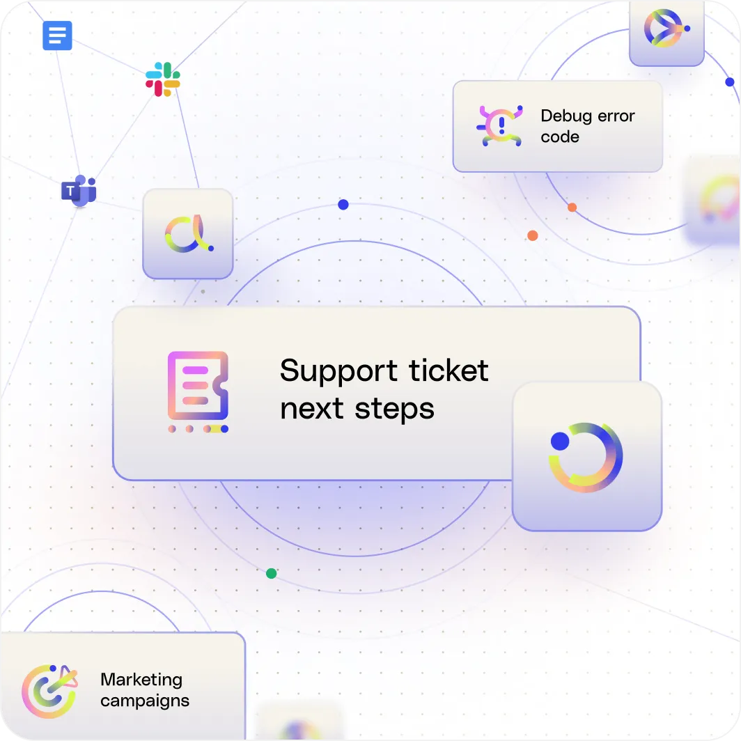 Coordinate multi-agent workflows.