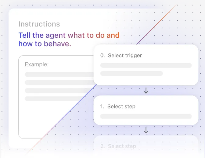 Create AI agents for every team. - Mobile