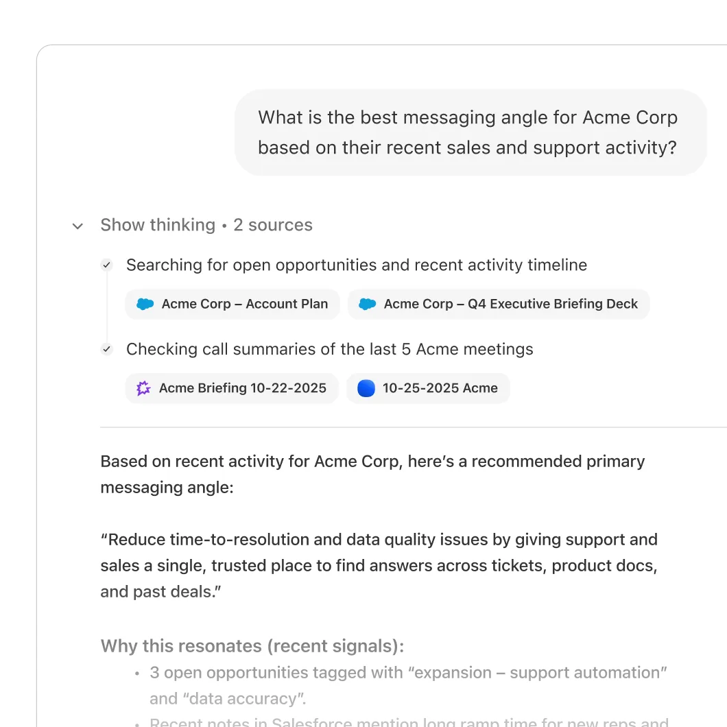 Turn account insights into impact