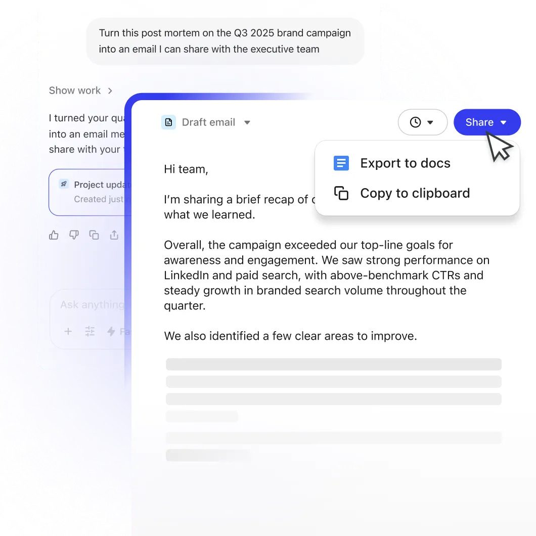 Streamline cross-team coordination.