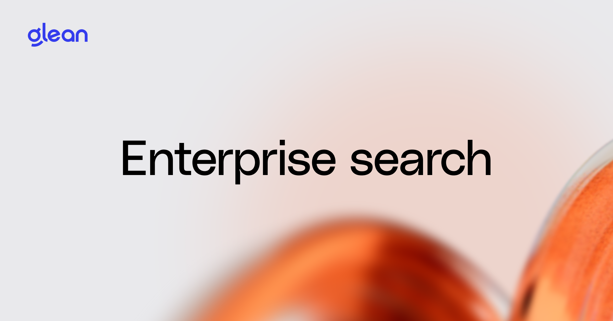 Glean Enterprise Search website preview