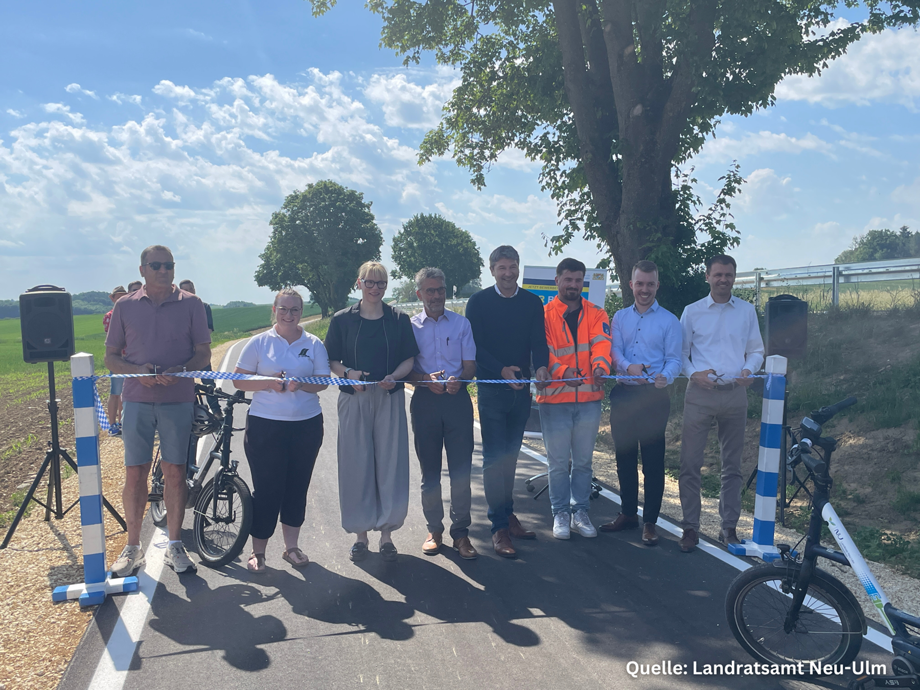 Eröffung Radweg NU 10 