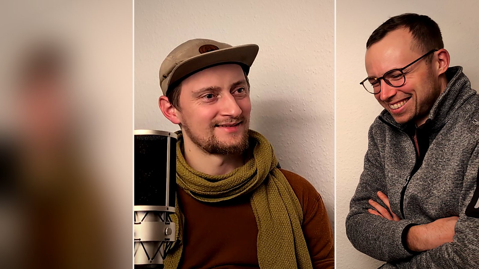 Gitarrist Nikolai Voigt und Felix Harsdorff im Edelräudig-Podcast
