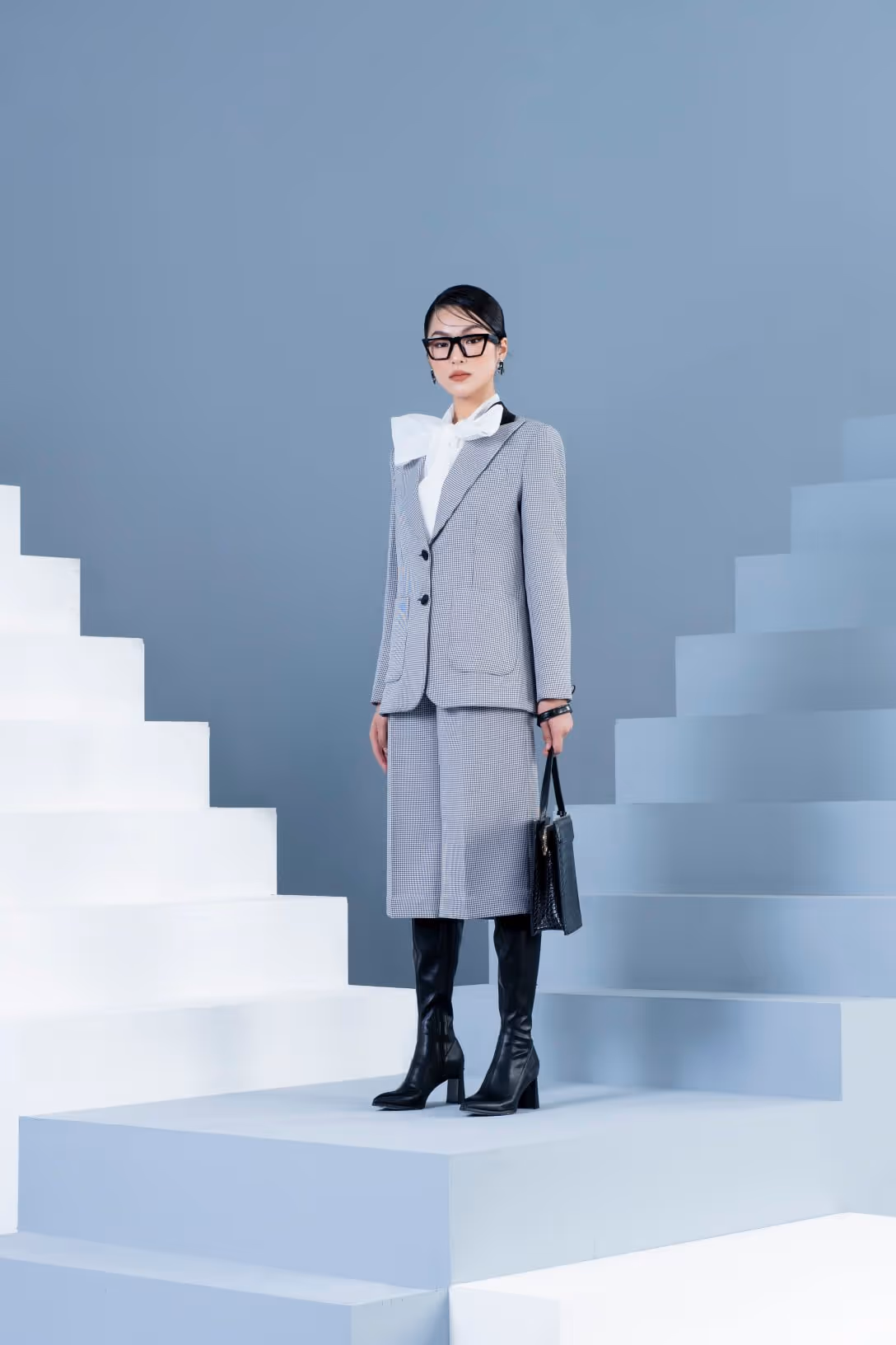 CHARLES SUIT X CHARLES PANTS X TINY BLOUSE