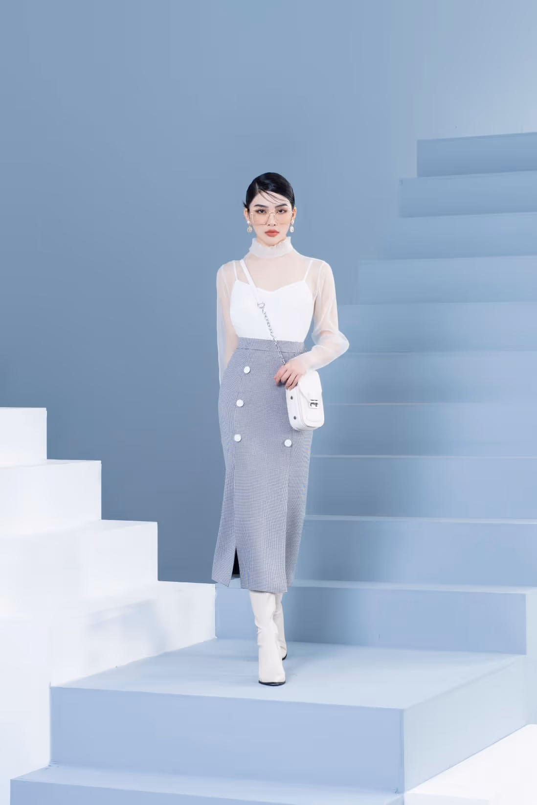 VINCENT BLOUSE X VINCENT SKIRT