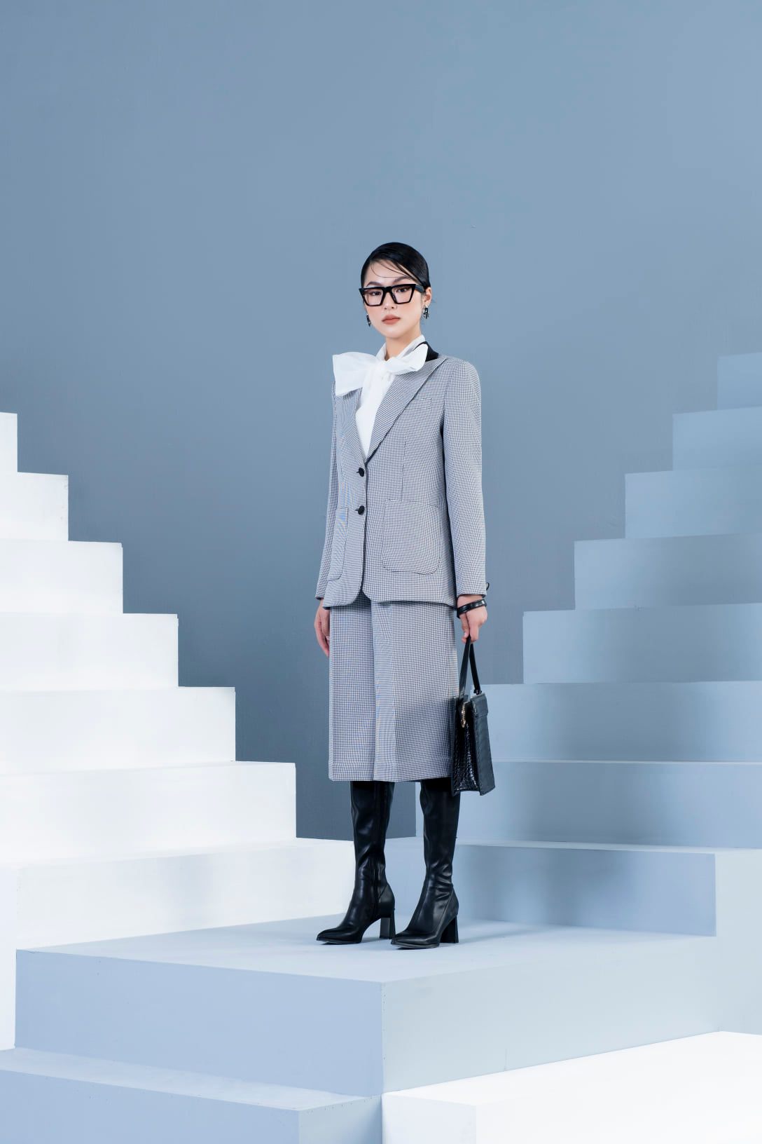 CHARLES SUIT X CHARLES PANTS X TINY BLOUSE