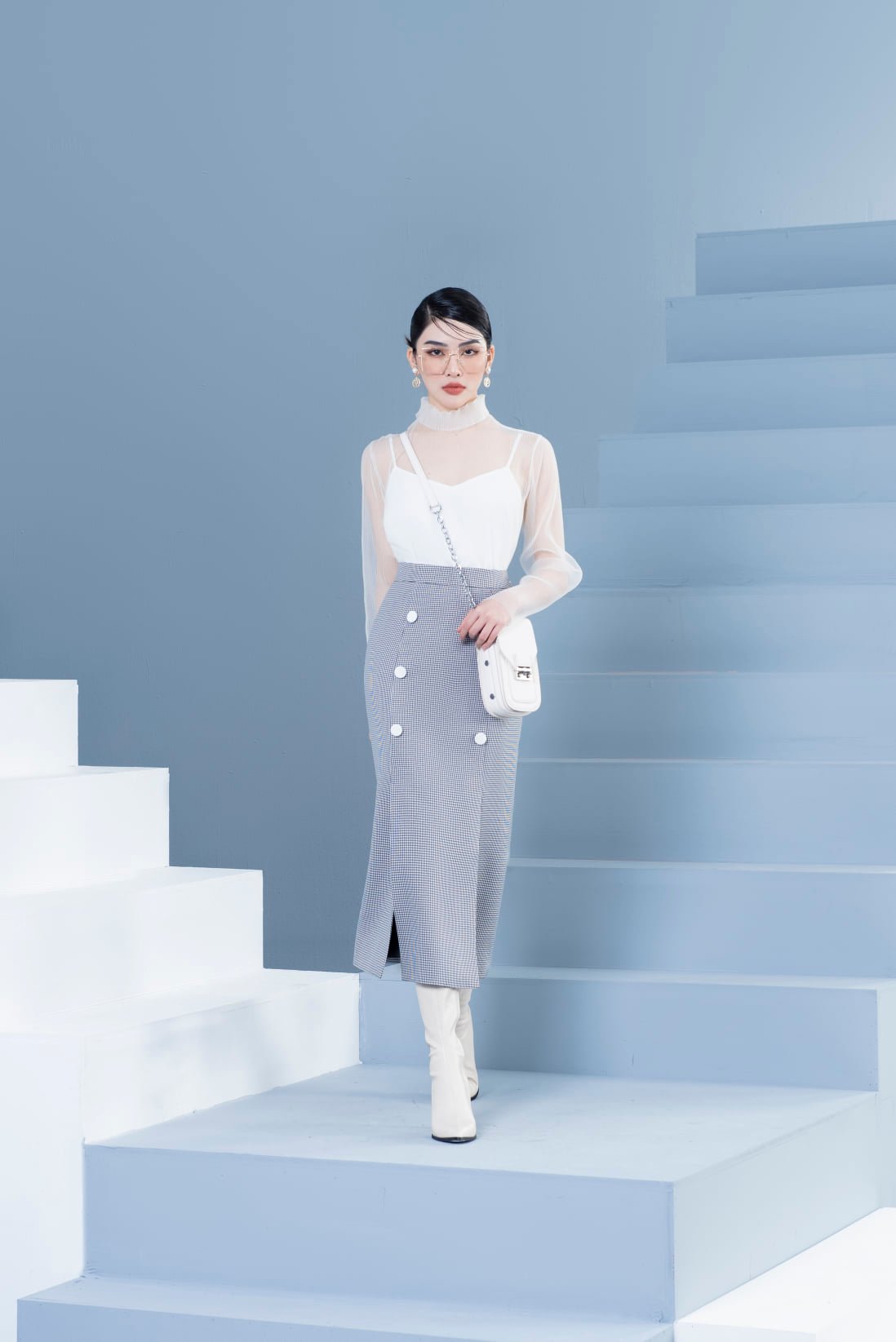 VINCENT BLOUSE X VINCENT SKIRT