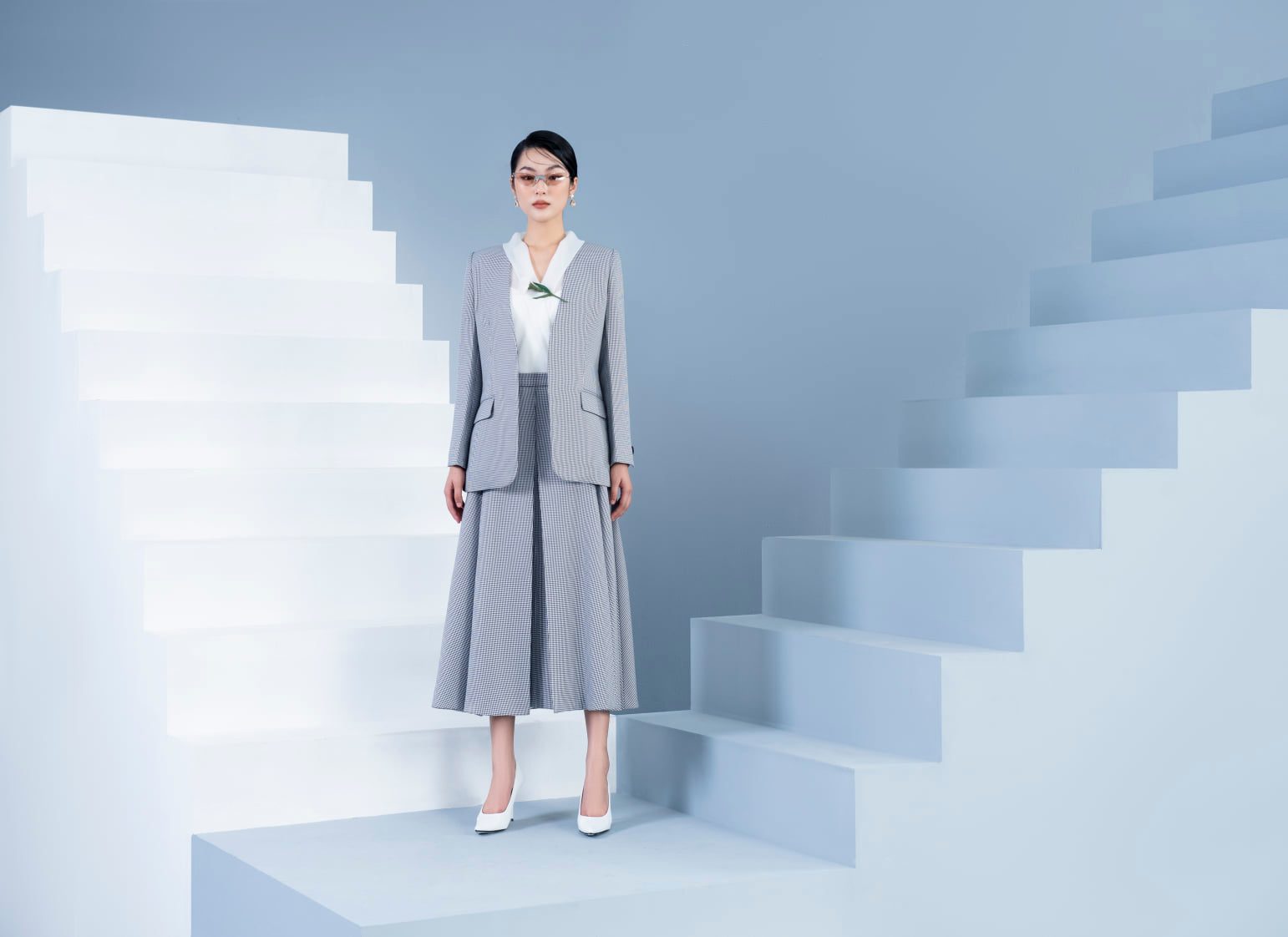 XAVIA JACKET x XAVIA SKIRT x XAVIA BLOUSE