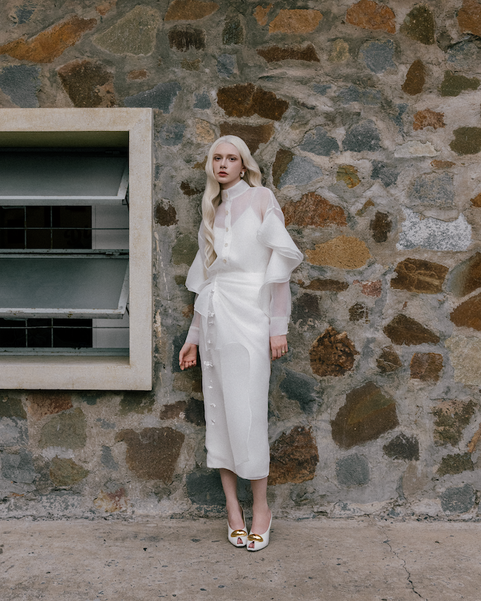 LINDSAY SHIRT x BONE SKIRT