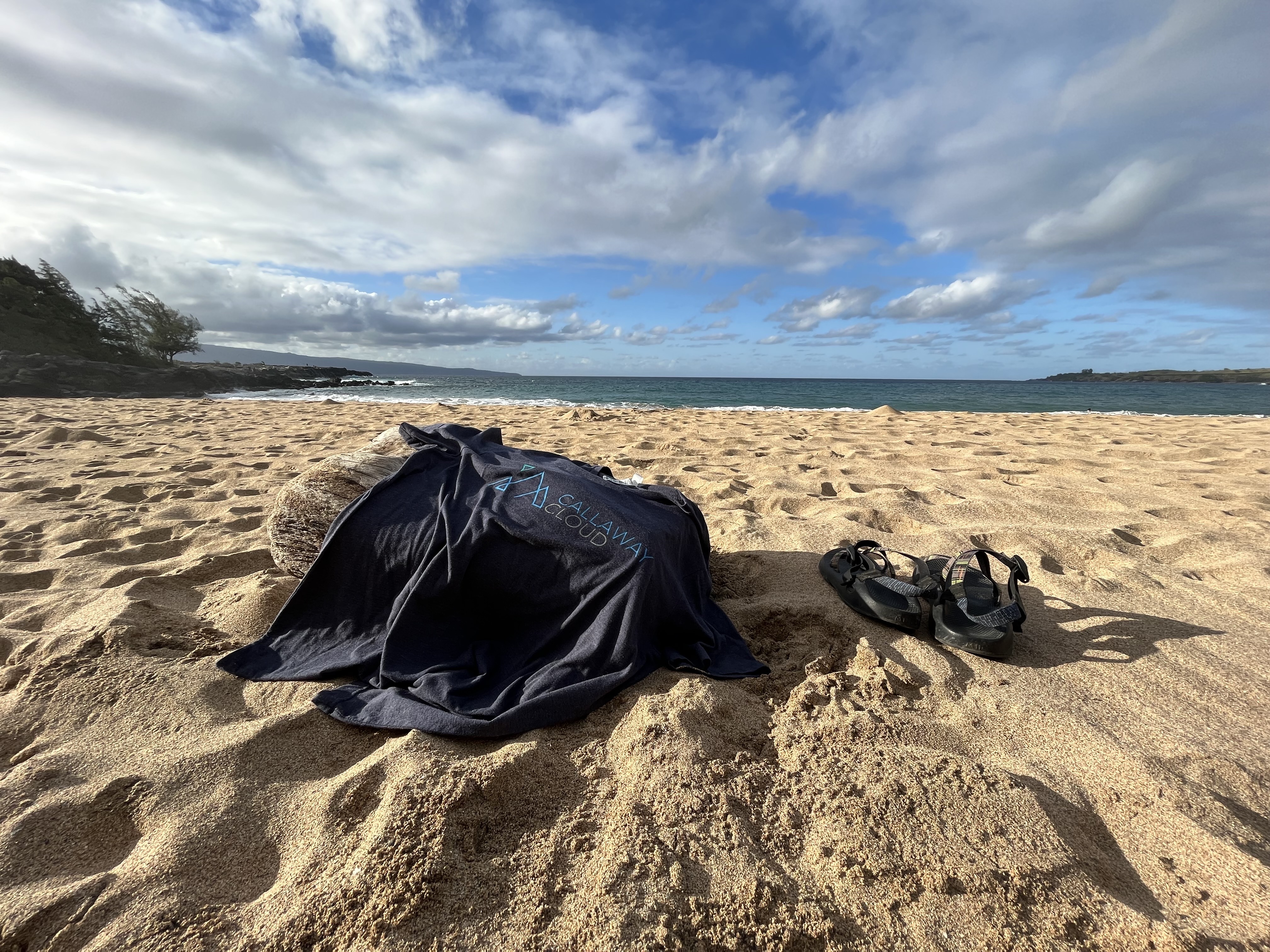 A picture of the beach.