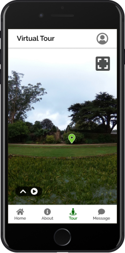 Final mockup of the Tour page