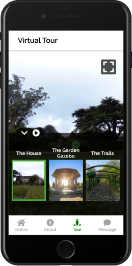 Third mockup of the Tour page