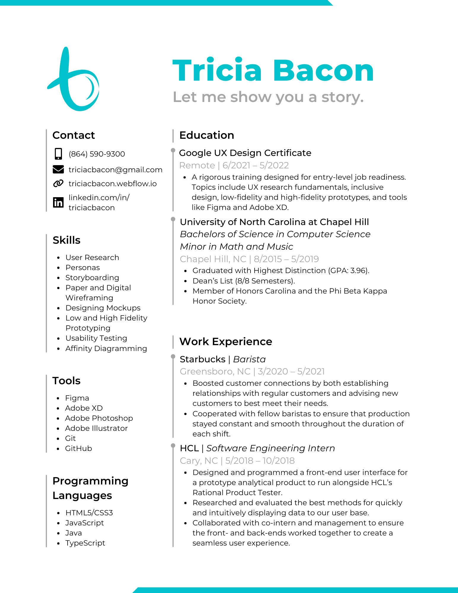 Resume as of 06/03/22