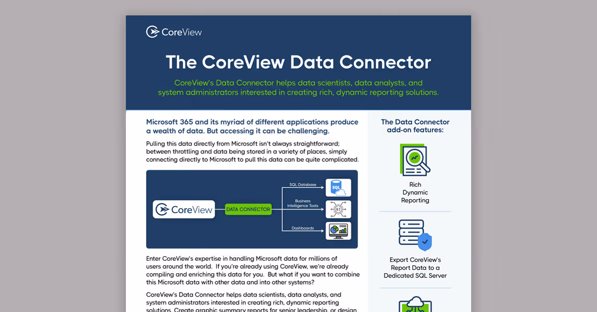 The CoreView Data Connector