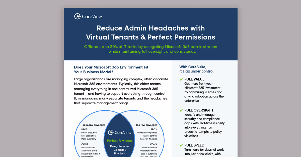 Virtual Tenants and Perfect Permissions