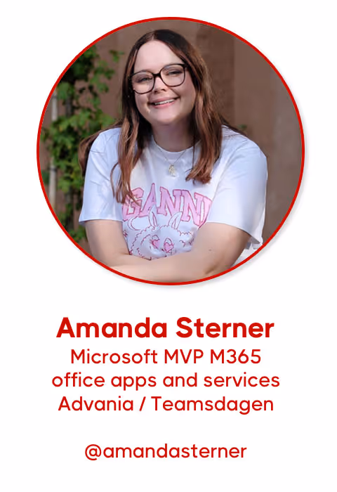 Amanda Sterner Microsoft MVP
