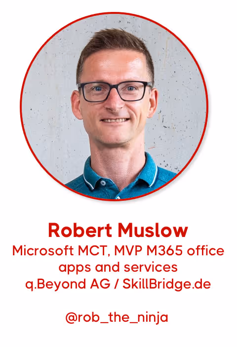 Robert Mulsow, Microsoft MVP and MCT