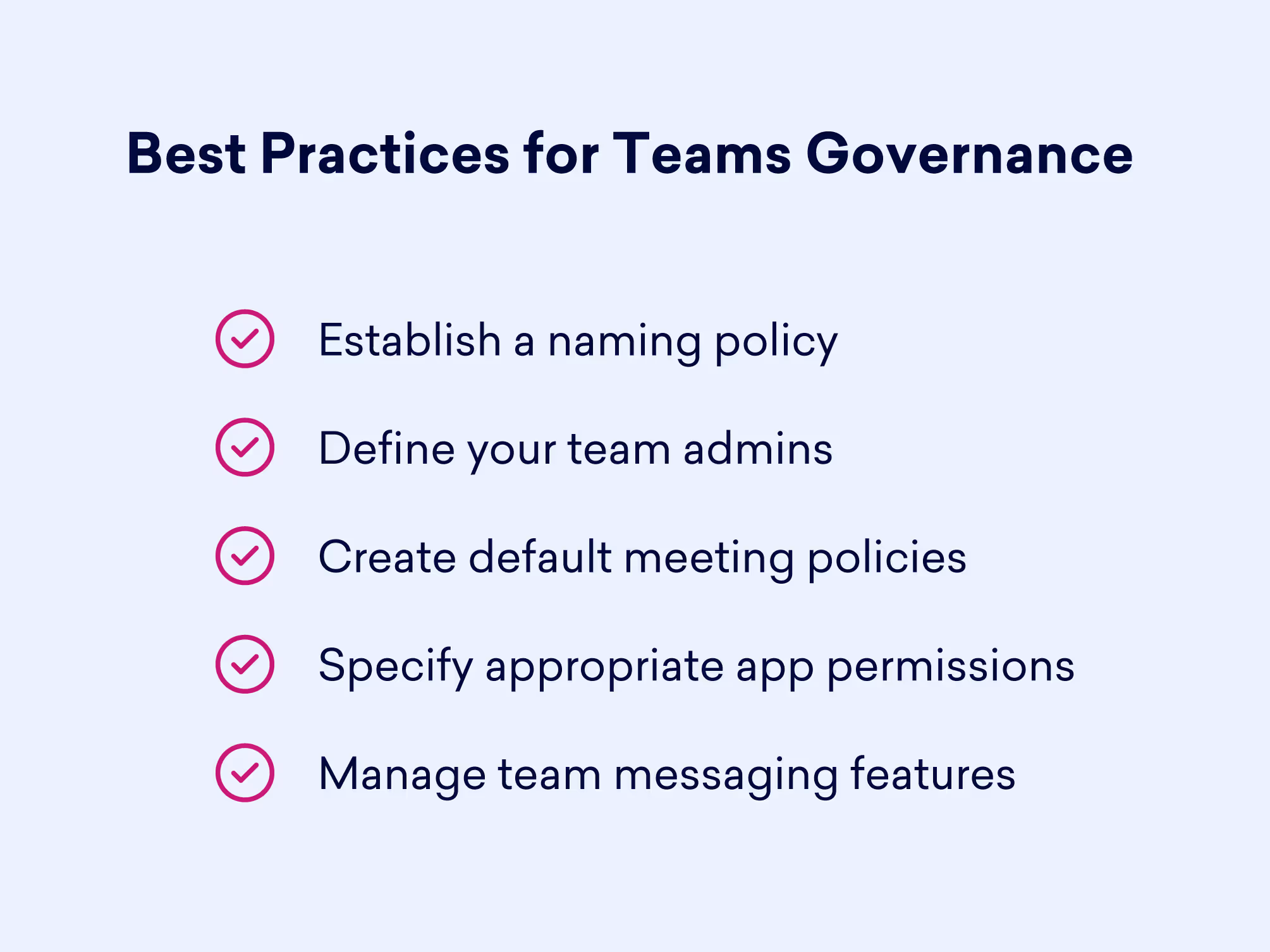 Best Practices for Teams Governance