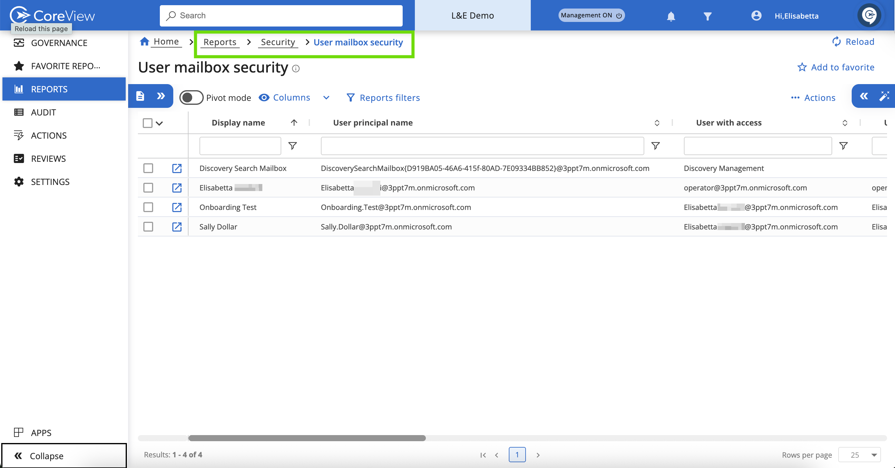 User mailbox security