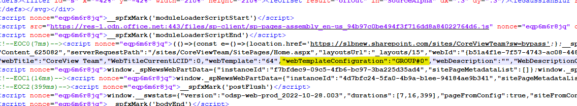 View source screen