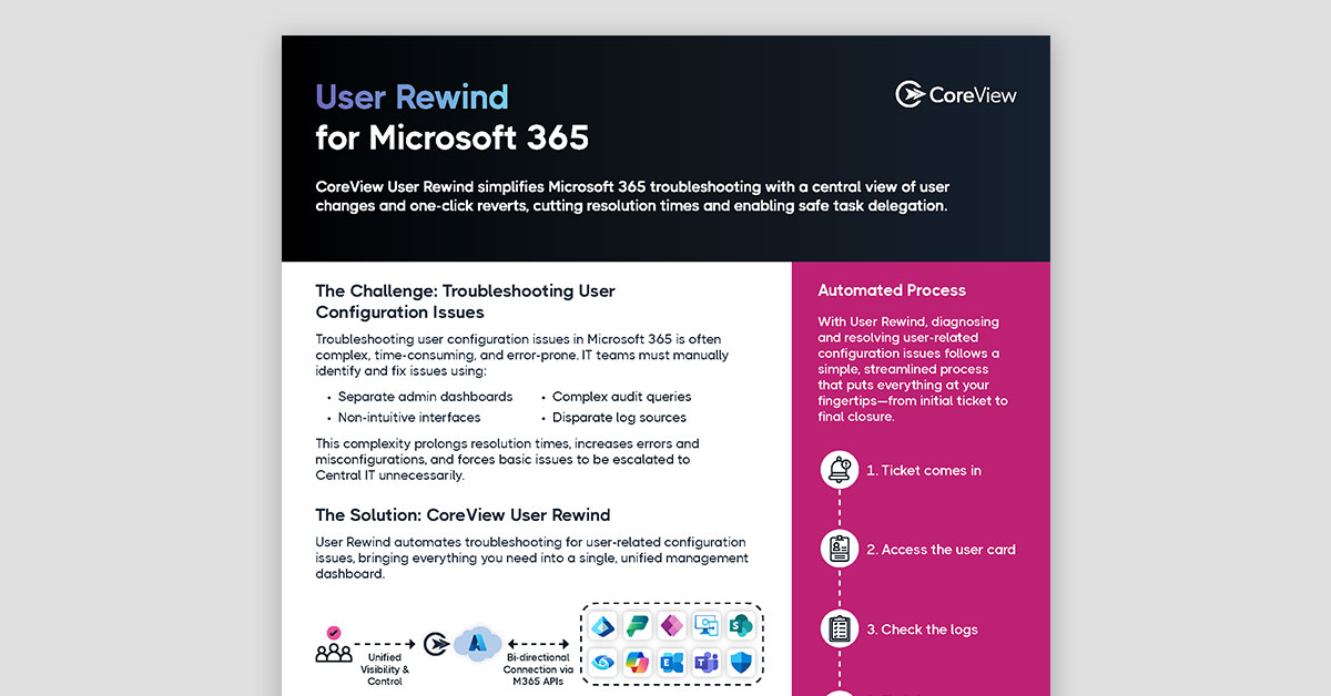 User Rewind for Microsoft 365
