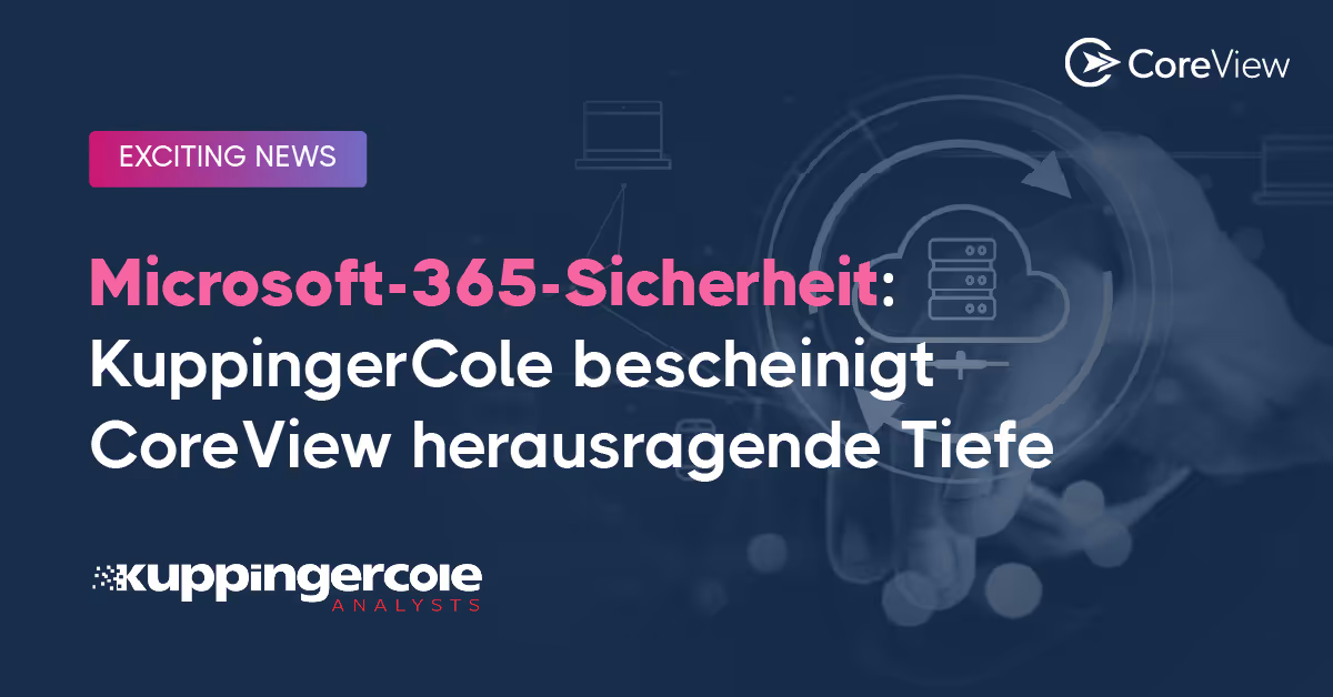 Screenshot of CoreView Platform