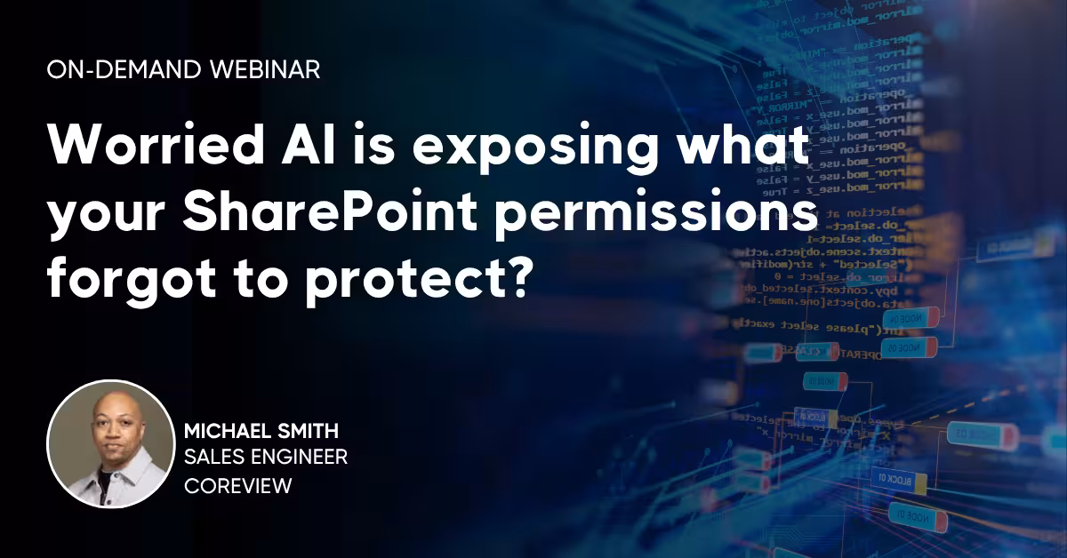 CoreView Control for SharePoint: Closing the AI Readiness Gap