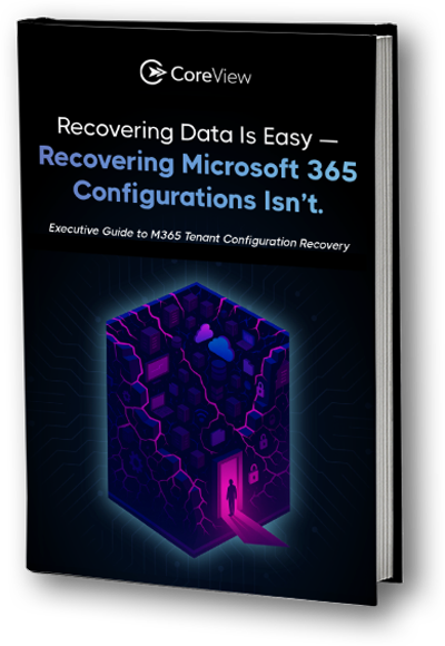 Executive Guide to M365 Tenant Configuration Recovery book cover