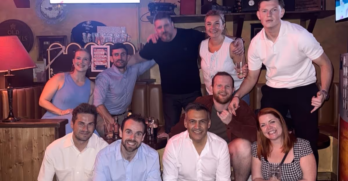 CoreView staff on a night out together