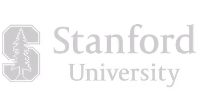 Greyscale image of the Stanford University logo