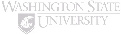 Greyscale image of the Washington State University logo