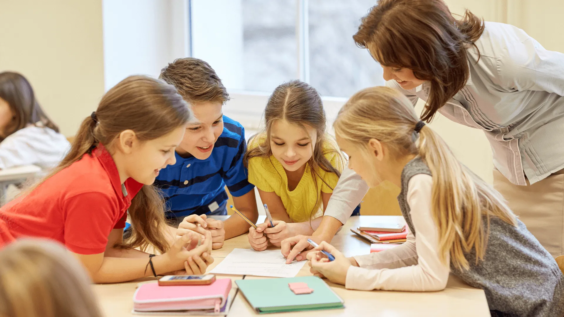 A photo of pequea church kids in an activity class