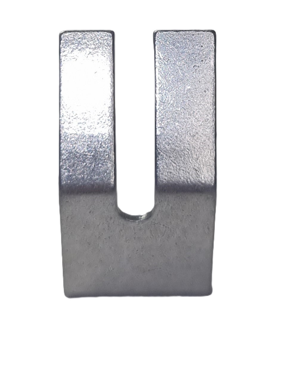 LM129 - Silver coloured torch holder
