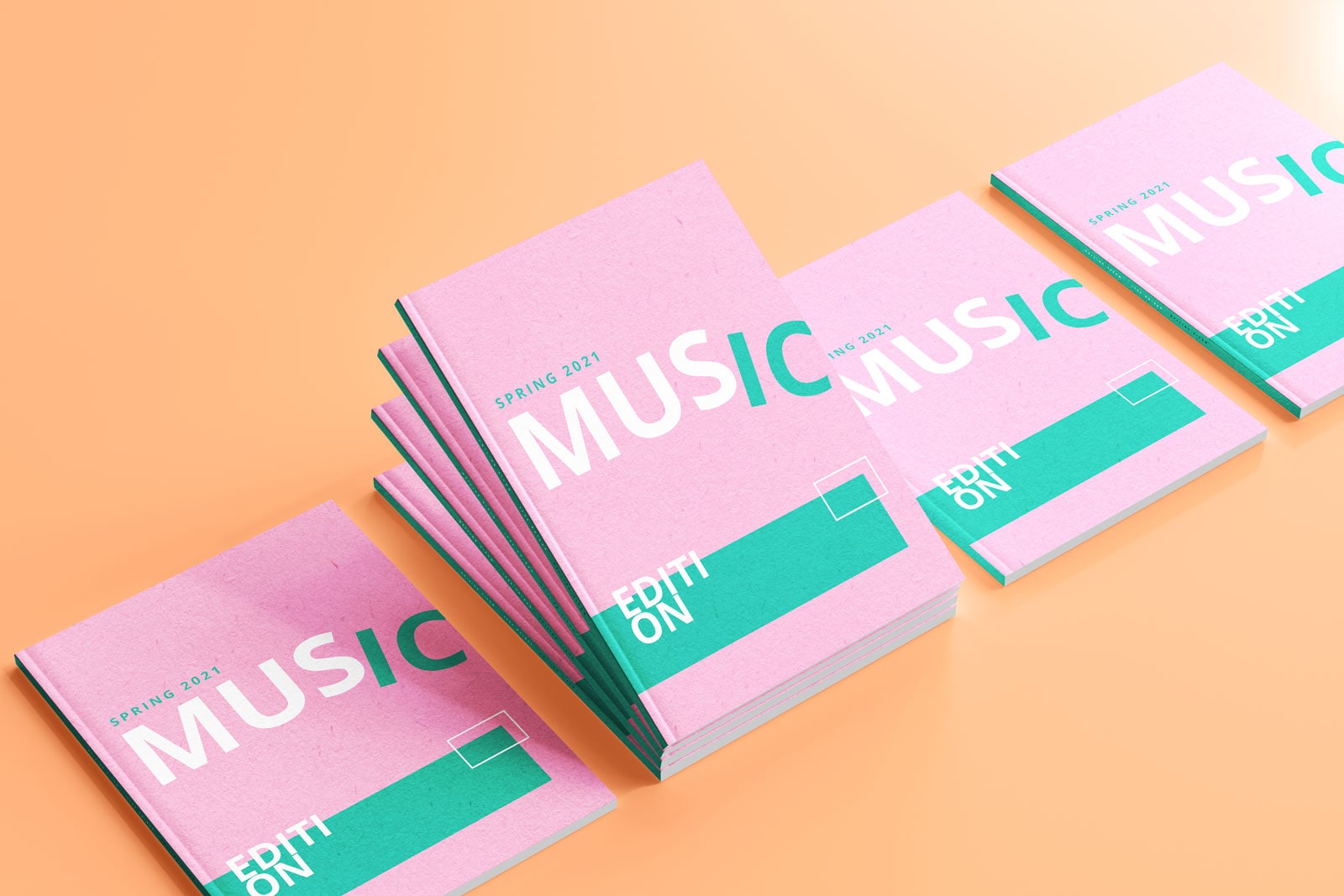 Mockup of book covers