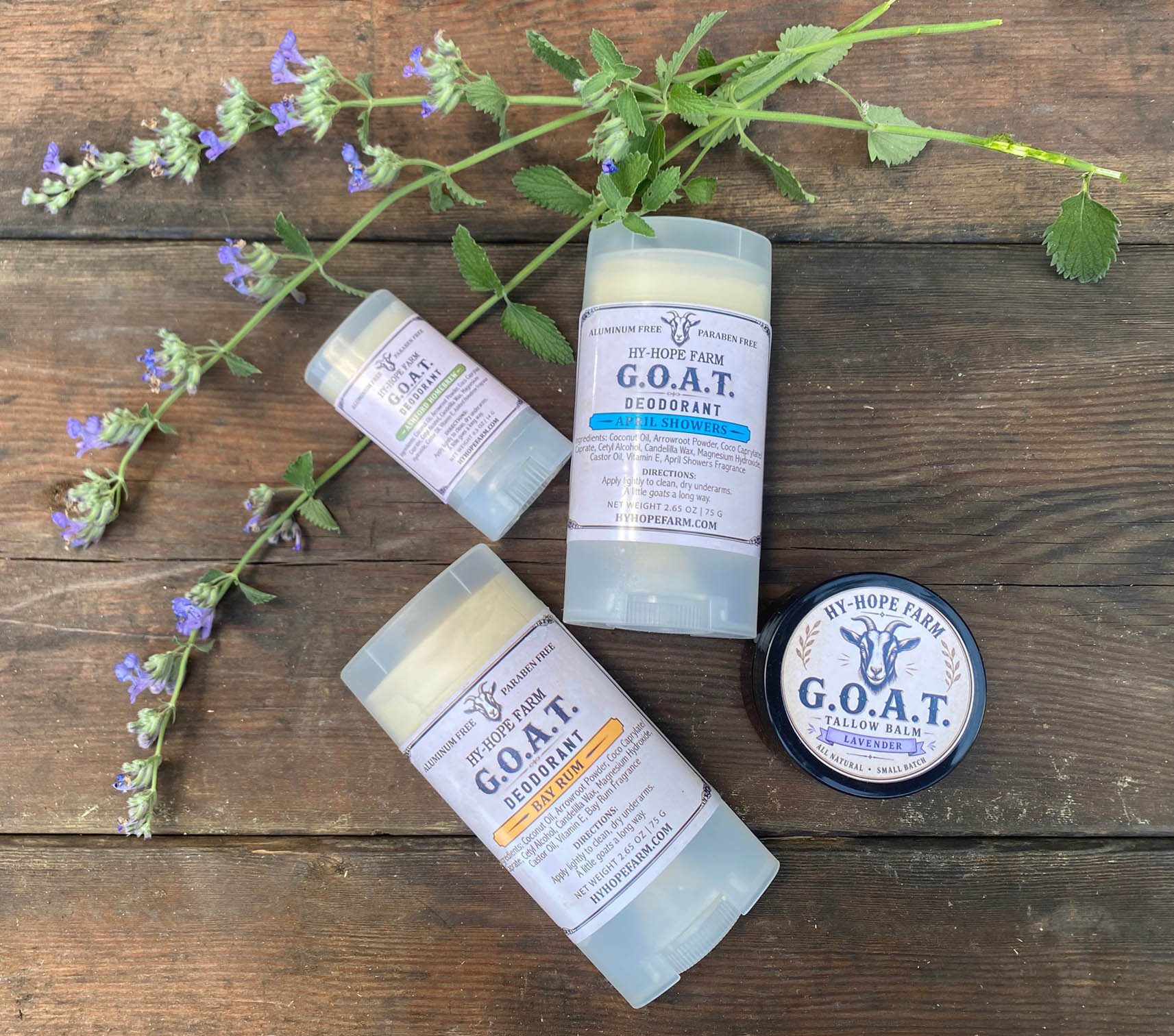 HY-Hope Lotions and Lip Balms