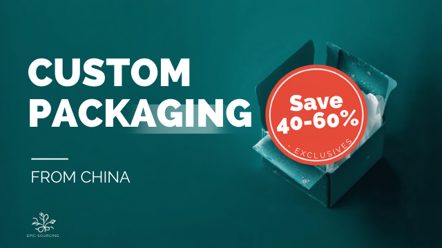 Custom product packaging from China showing branded boxes and labels for Australian businesses