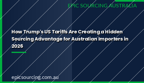 US tariffs China sourcing advantage Australian importers 2026