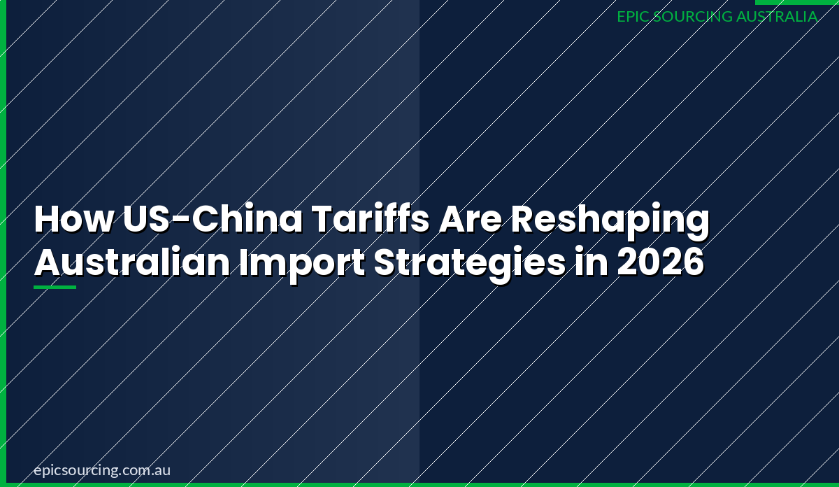 How US-China Tariffs Are Reshaping Australian Import Strategies in 2026