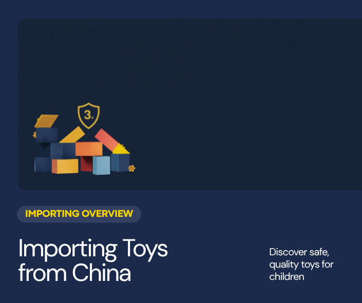 Illustration for a guide on importing toys from China to Australia with safety standards in 2026