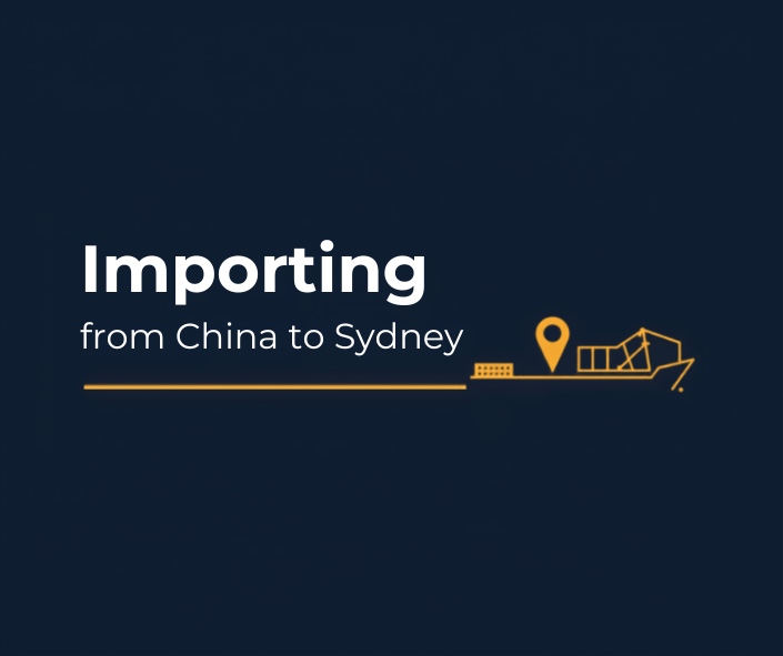 Shipping containers at Sydney Port Botany representing how to import products from China to Sydney