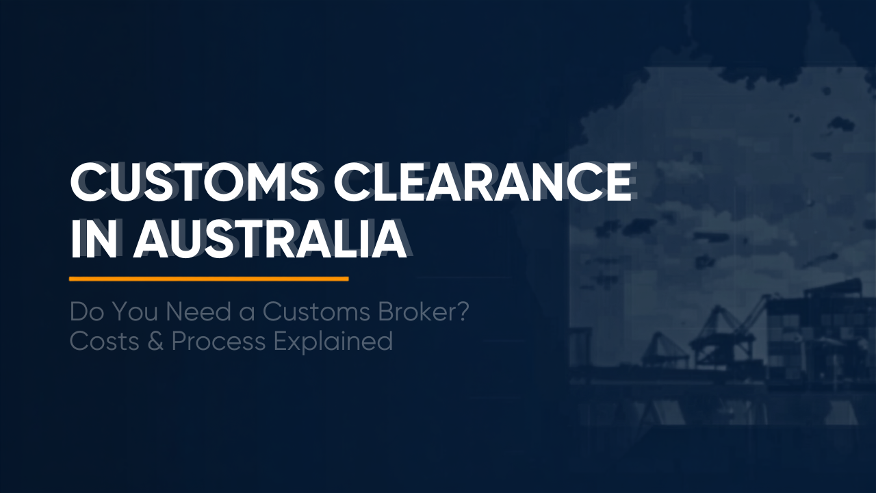 Shipping containers at an Australian port representing customs clearance and customs brokers for importers