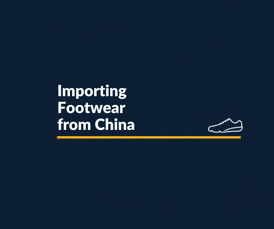 Australian retailer inspecting imported footwear and shoes sourced from a Chinese factory for an Newcastle business