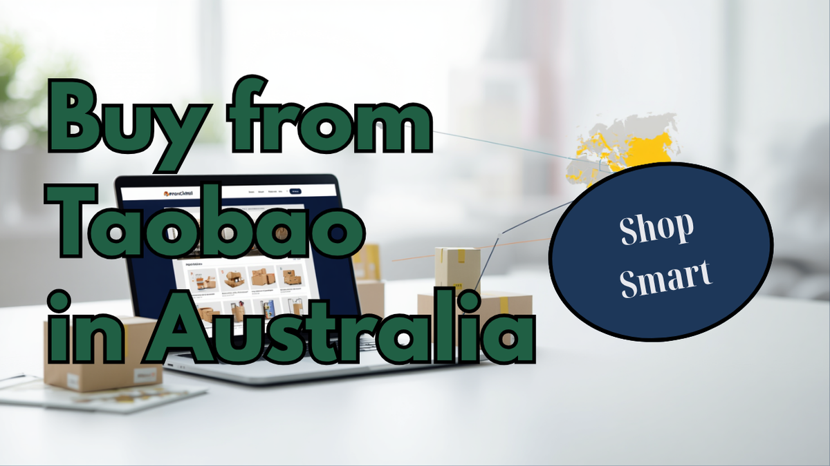 Australian business owner buying from Taobao online with parcels shipping from China to Brisbane